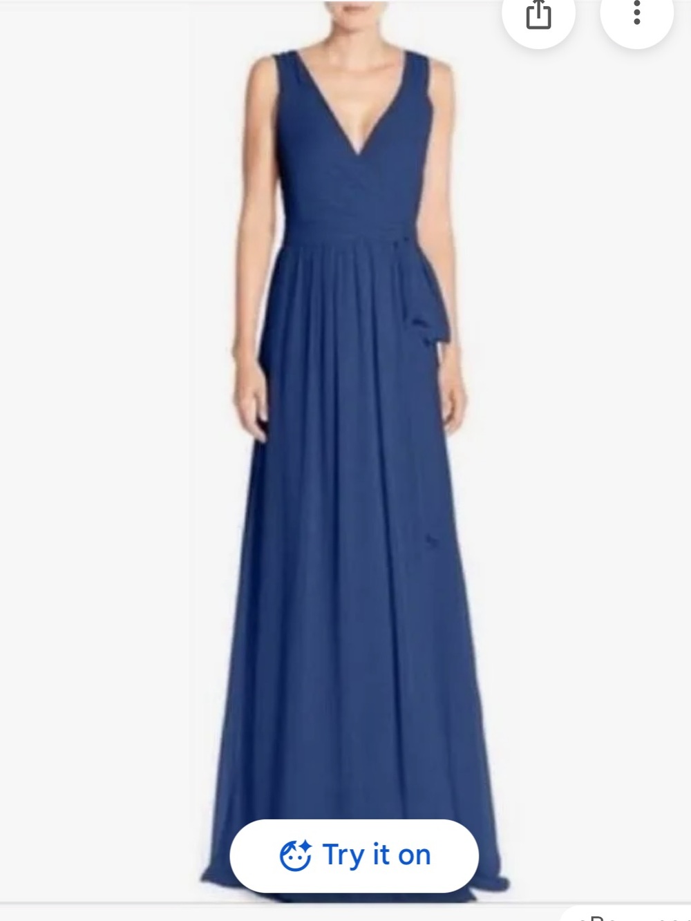 Ceremony by Joanna August Navy Wrap Dress